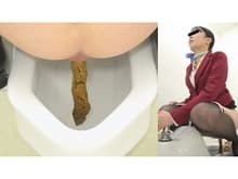 6カメWフルショット 美人CAのおなら大便 サンプル画像 3