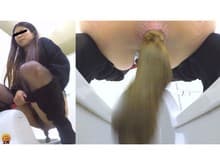 5カメトイレ盗撮 良いうんこと汚いおならの女達3 ずっと便が付いているヒクヒク肛門 サンプル画像 4