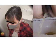 洋式トイレ盗撮 女の素顔放屁放尿 サンプル画像 6