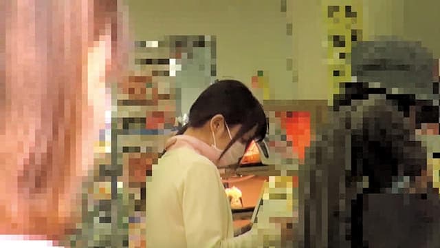 昼休みのコンビニで見かける歯科助手のヨダレとマン屁と白目でお漏らし痙攣中出し サンプル画像 10